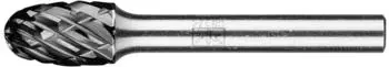 Pferd Hartmetall-Frässtift STEEL TRE Tropfen Ø 10x16mm, Schaft-Ø 6mm, HICOAT (21134990)
