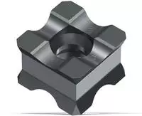 Wendeschneidplatte Sx, Ve 10 St, Radius 2,5 Mm F&uuml;r Ne-metalle Und Weiche Materialien
