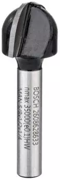 Bosch Hohlkehlfräser für Oberfräse, R7,9mm, Schaft 6,35mm (2608628633)