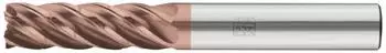 Pferd VHM-Fräser Ø10mm, 5 Schneiden, Radius 0,5mm, AlTiN/TiSiXN (23000959)
