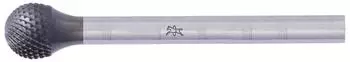 Pferd Hartmetall-Fr&auml;sstift MICRO Kugel KUD &Oslash; 6x5mm, Schaft-&Oslash; 3mm, HICOAT (21213074)
