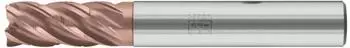 Pferd VHM-Fr&auml;ser &Oslash;8mm, 5 Schneiden, Radius 0,5mm, AlTiN/TiSiXN, Schaft HB (23000951)