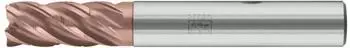 Pferd VHM-Fräser Ø25mm, 5 Schneiden, Spanteiler, Radius 1mm, AlTiN/TiSiXN, Schaft HB (23000956)