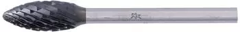 Pferd Hartmetall-Fr&auml;sstift Flamme B 6x13mm, Schaft-&Oslash; 3mm, Z3 PLUS HC-FEP (21203634)
