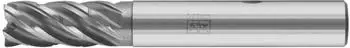 Pferd VHM-Fr&auml;ser &Oslash;12mm, 5 Schneiden, Spanteiler, Radius 0,5mm, AlCrN, Schaft HB (23000855)