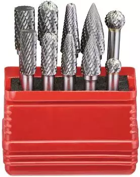 Fortis Fr&auml;sstift-Satz Hartmetall 6mm, 10-teilig (C)