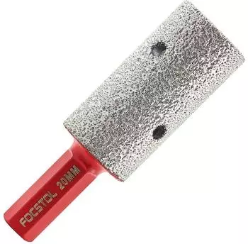 LuxusKollektion Diamant-Fingerfr&auml;ser 20mm mit Sechskantschaft f&uuml;r Fliesen, Keramik, Granit