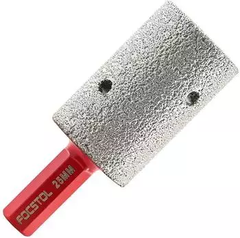 LuxusKollektion Diamant-Fingerfr&auml;ser 25mm mit Sechskantschaft f&uuml;r Fliesen, Keramik, Granit
