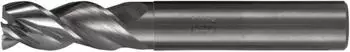 Pferd VHM-Fr&auml;ser &Oslash;10mm, 3 Schneiden, 2xDC, Fase 0,2mm 45&deg;, unbeschichtet (23000415)