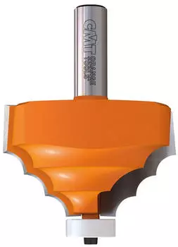 CMT Orange Tools Corian Viertelstabschneider mit Delrin®-Anlaufring R=8mm, D=66,7mm, S=12mm (98052111)