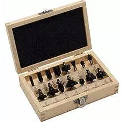 Bosch HM-Fräserset 1/4 Schaft - 15-teilig