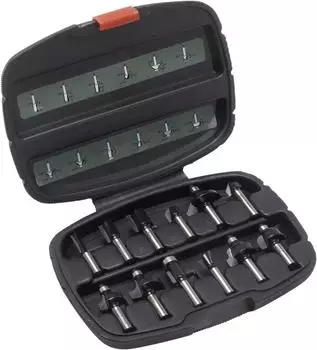 Bosch Fräserset 8 mm Schaft, 12-teilig (2607019466)