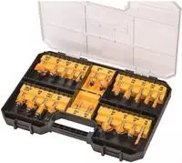 DeWalt DT90017-QZ, DeWalt Fraeser-Set 22-tlg. - DT90017-QZ