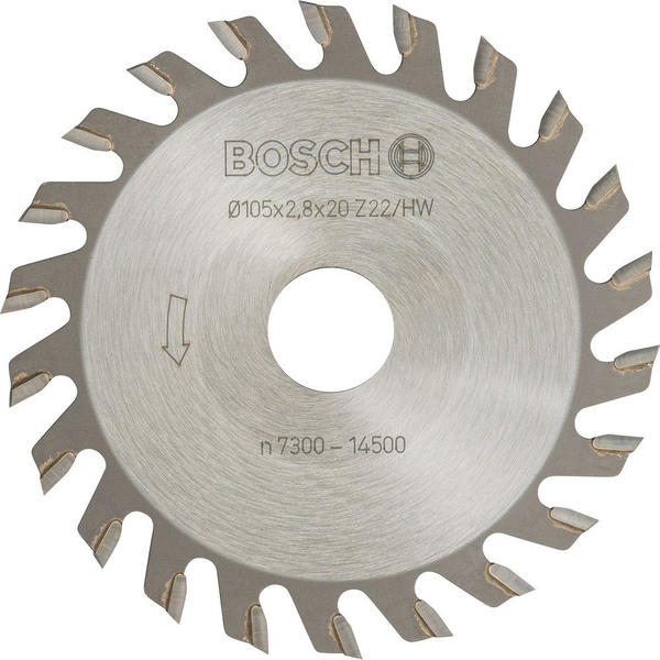 Bosch Scheibenfräser 105 mm, 22 Zähne (3 608 641 002)