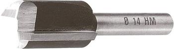 Wolfcraft HSS-Nutfräser 10 mm, 6 mm Schaft (3804000)