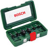 Bosch Zubehör 2607019464, Bosch Zubehör HM-Fräser-Set mit 6 mm Schaft, 6-teilig