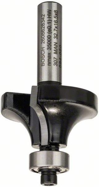 Bosch Abrundfräser 10 x 16,5 mm, 8 mm Schaft (2608628342)