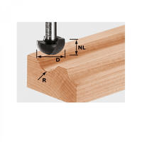 Festool Hohlkehlfr&auml;ser HW S8 R4 D: 8.00 mm