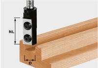 Festool Wendeplatten-Nutfr&auml;ser HW Schaft 8 mm HW S8 D10/25 WP Z1 - 491079