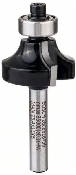Bosch Abrundfräser 6 / R 6,3 / D 25,4 / L 13,1 / G 54 mm (2608628456)