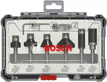 Bosch Rand- und Kantenfräser-Set 6-teilig (2607017470)