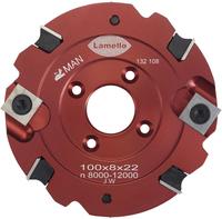 LAMELLO Wendeschneidenfr&auml;ser HW 100 x 8 x 22 mm Z4+V4