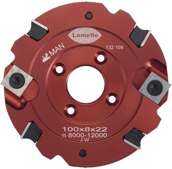 Lamello Wendeschneidenfr&auml;ser HW 100 x 8 x 22 mm Z4+V4 (Clamex S Verbinder)