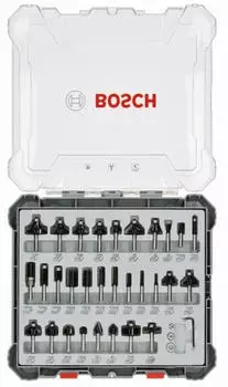 Bosch Freihandfräser-Set 8-mm-Schaft 30-teilig