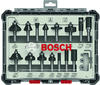 Bosch Fräser 2607017472, 8mm, 15-teiliges Set, mit Kunststoffkassette, für Holz