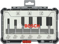 Bosch 6tlg. Nutfr&auml;ser-Set 1&frasl;4&rdquo; Schaft - 2607017467