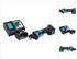 3 Ah, mit 1 Akku: Makita DCO181