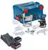 Bosch Professional GKF 18V-8 (2x 4,0Ah + charger + diving unit + L-Boxx)