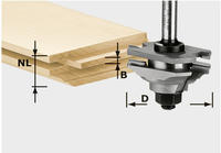Festool Profil-Federfr&auml;ser HW S8 D46 x D12-FD