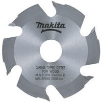 Makita Fr&auml;ser Scheibennutfr&auml;ser, B-20644, 22mm, 100mm &Oslash;, Arbeitsl&auml;nge 4mm, f&uuml;r