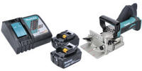 Makita DPJ 180 RT Akku Nutfr&auml;se 18 V 100 mm + 2x Akku 5,0 Ah + Ladeger&auml;t