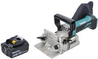 Makita DPJ 180 T1 Akku Nutfr&auml;se 18 V 100 mm + 1x Akku 5,0 Ah - ohne Ladeger&auml;t