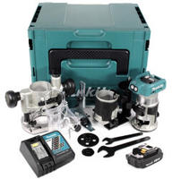 Makita Drt 50 Ra1j X2 Akku Multifunktionsfr&auml;se 18 V Brushless + 1x Akku 2,0 +