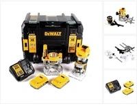 Dewalt DCW 604 D2 Akku Kombifräse 18V 55mm in + 2x Akkus 2,0 Ah + 1x Schnellladegerät in TSTAK