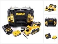 Dewalt DCP 580 P1 Akku Hobel 18V 82mm + 1x Akku 5,0Ah + Ladegerät + TSTAK