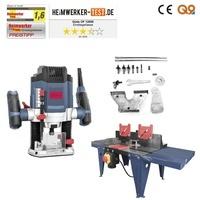 G&uuml;de Oberfr&auml;se OF 1200 E mit Oberfr&auml;sentisch, Fr&auml;smaschine Set mit Zubeh&ouml;r