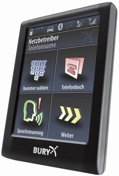 BURY CC 9068 Bluetooth-Freisprechanlage für PKW Schwarz (1-57-1500-0.01)