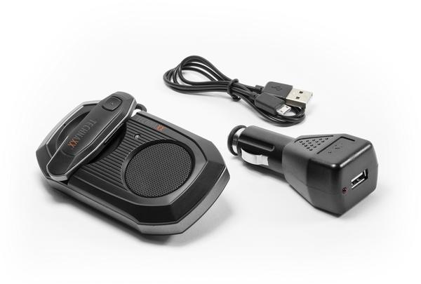Technaxx Bluetooth Car Kit mit In-Ear Kopfhörer BT-X30