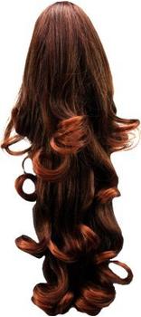 VK Event Fashion Wig Me Up Haarteil leicht gelockt brünett mittellang (NC19-2T30)