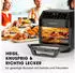 GOURMETmaxx Heißluft-Ofen Digital 12L Schwarz