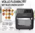 GOURMETmaxx Heißluft-Ofen Digital 12L Schwarz