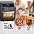 GOURMETmaxx Heißluft-Ofen Digital 12L Schwarz