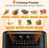 cookwise Dual Zone Heißluftfritteuse mit Sichtfenster 9L AF2-40D06
