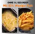 Leawin Heißluftfritteuse 9L Airfryer XXL 1800 W
