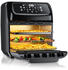 Arendo Heißluftfritteuse 1800 Airfryer Umluft schwarz 405400