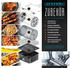 Arendo Heißluftfritteuse 1800 Airfryer Umluft schwarz 405400